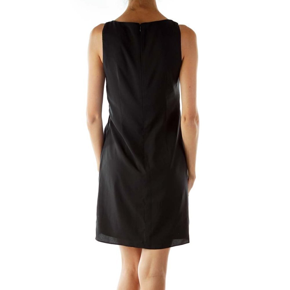 LOFT Black Sleeveless Sheath Work Dress - Picture 3 of 3